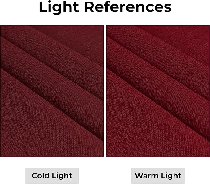 D'Moksha Homes Linen Dark Red Table Runner 108 Inches Long - Image 4