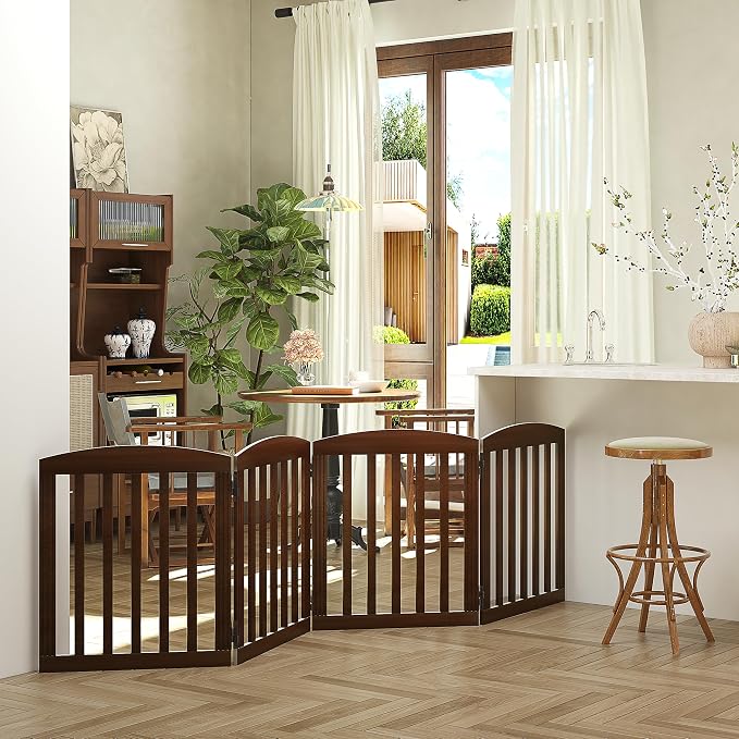 SPIRICH 96" Extra Wide 28" Tall Dog Gate Indoor, Dog Gates - Image 9