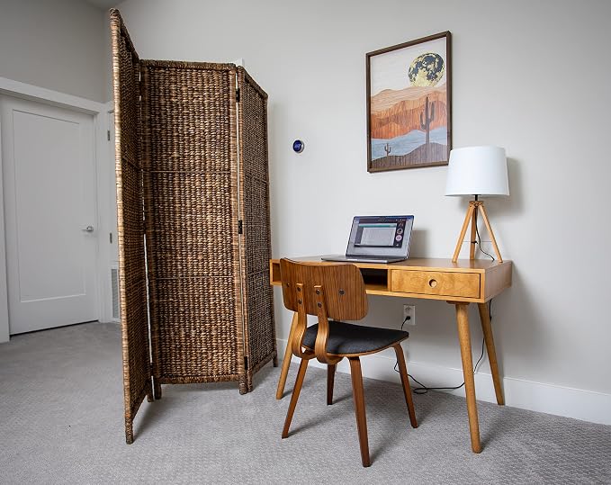 BIRDROCK HOME 3 Panel Seagrass Room Divider - Image 6