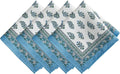 Elrene Home Fashions Tropez Paisley Block Print Coastal Stain & Water Resistant by ElreneHomeFashions