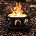 43 inch Fire Pit, Outdoor Fire Pits by SUNOUTLY