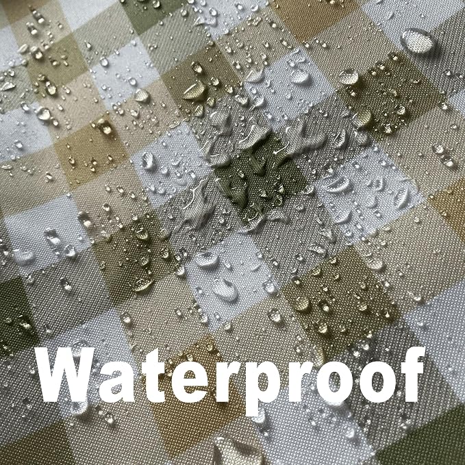 Waterproof Plaid Tablecloth Fabric - Image 3