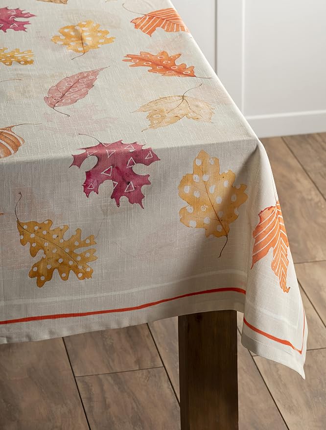 Maison d' Hermine Table Cloth Rectangle Table 100% Cotton 70 x 120 Inches Fall - Image 7