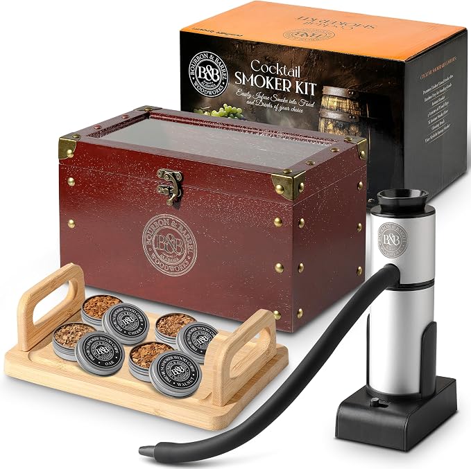 BOURBON&BARREL Cocktail Smoker Kit | Crafted by BourbonBarrel