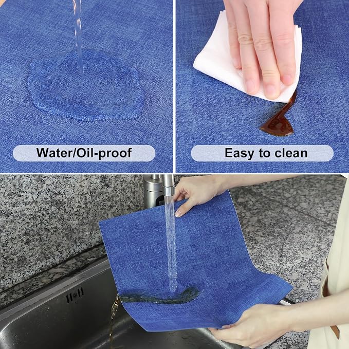 Homaxy Faux Leather Heat Resistant Placemats - Image 4