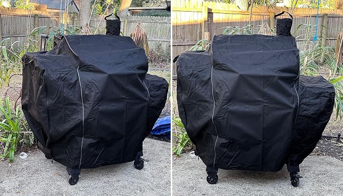 ZJYWSCH Grill Cover for Pit Boss Platinum Laredo 1000 Wood Pellet Grill and - Image 7