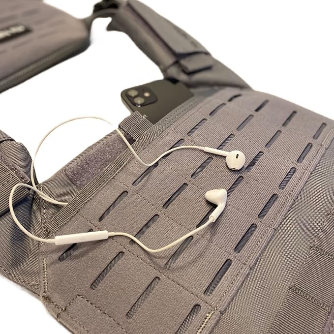 Northgym Adjustable Weighted Vest/Incl. 3D Weight Plates in 14lbs / 20lbs/ - Image 3