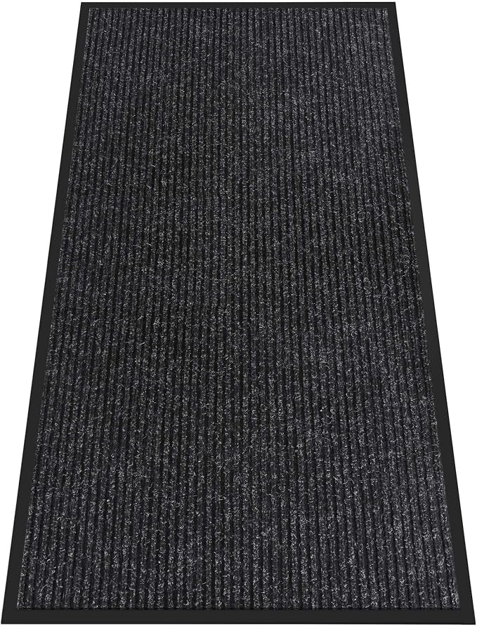 Indoor Outdoor Door Mat, Rubber Backing Non Slip Front Door Mat Outside Entrance by HOMEK