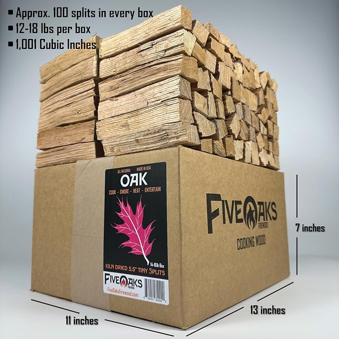 Pizza Oven Wood for Wood Fire Pizza Oven, Mini Oak Firewood. 5 Inch Oak Wood - Image 2