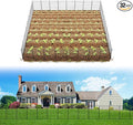 FXW Decorative Garden Fence for Yard - 32in x 63.0ft 32 Panels - Metal Fencing by FXW