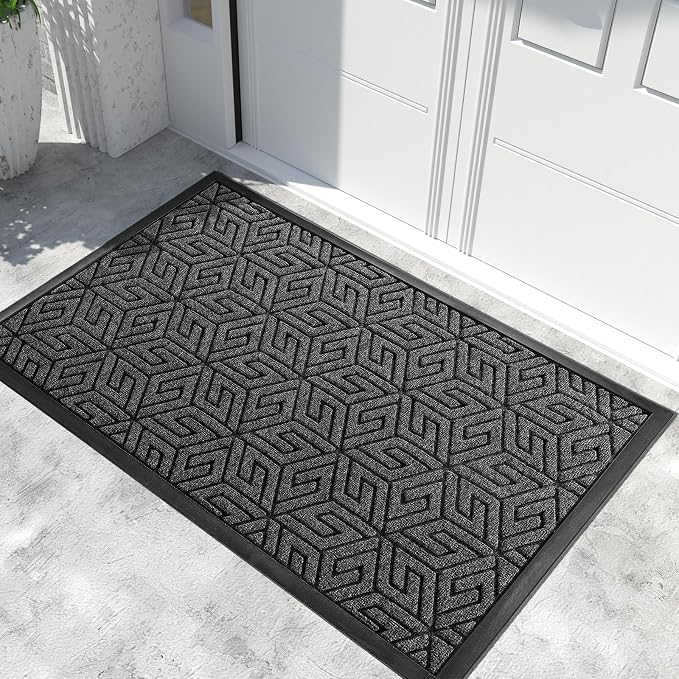 Yimobra Extra Large Door Mat 60x36, All-Weather Waterproof Outdoor Mats by Yimobra