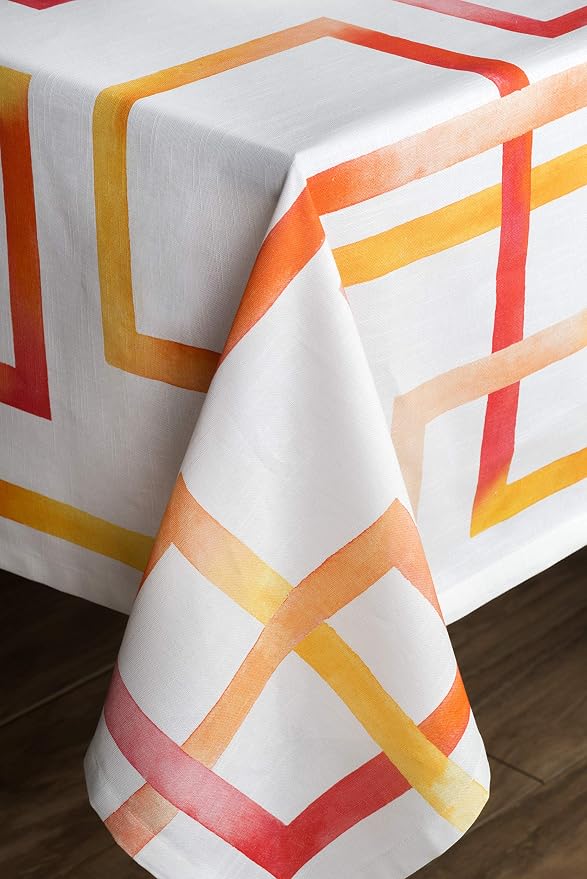 Maison d' Hermine Table Cloth Square Table 100% Cotton 54 x 54 Inches - Image 7
