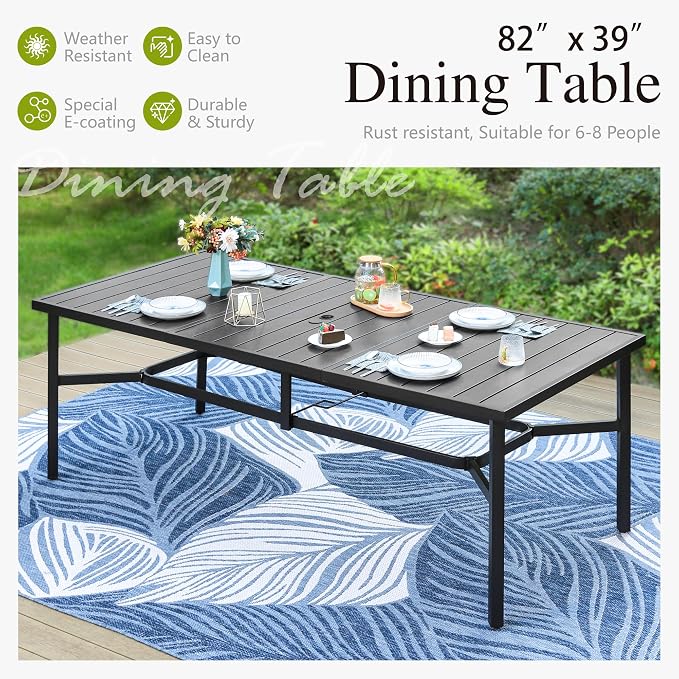 Sophia & William 9 Pieces Patio Dining Set - Image 2