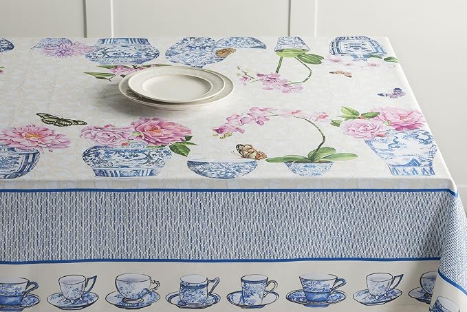 Maison d' Hermine Table Cloth Rectangle Table 100% Cotton 60 x 120 Inches - Image 7