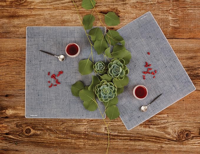 Modern Twist Placemat 100% Food-Grade Silicone, Waterproof and Reusable - Image 2