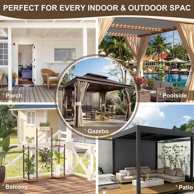 HolidayIdeas Waterproof Patio Outdoor Curtains - Image 7