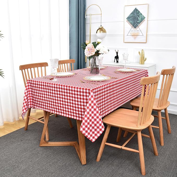 Classic Gingham Buffalo Tablecloth Fabric - Image 3