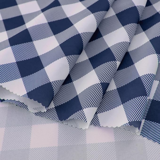 Waterproof Plaid Tablecloth Fabric - Image 2