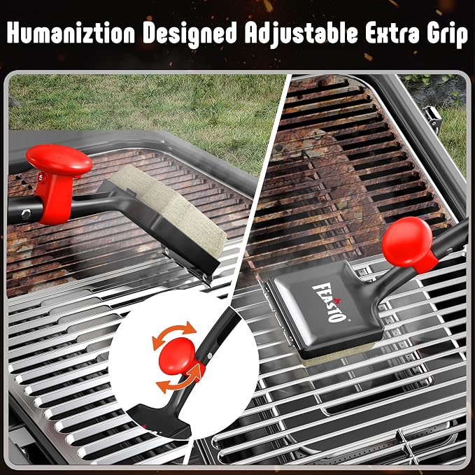 Grill Brush for Outdoor Grill & BBQ Grill Brush, 6-in-1 Bristle-Free - Image 5