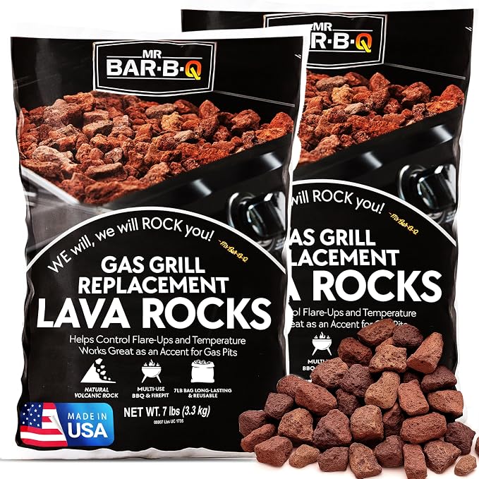 7lb Natural Volcanic Lava Rocks by THEFRYOILSAVERCOMPANY