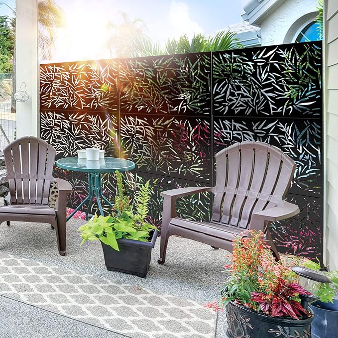 Elevens Patio Privacy Screen Balcony Decorative Screen Set - Image 7