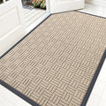 OLANLY Front Door Mat Outside Entrance 59x34, Heavy Duty Sturdy Natural Rubber by OLANLY