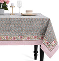 CPC Tablecloth 100% Cotton 70x118 Inch Indian Block Print Rectangle Table Cover by COTTONPRINTCLUB