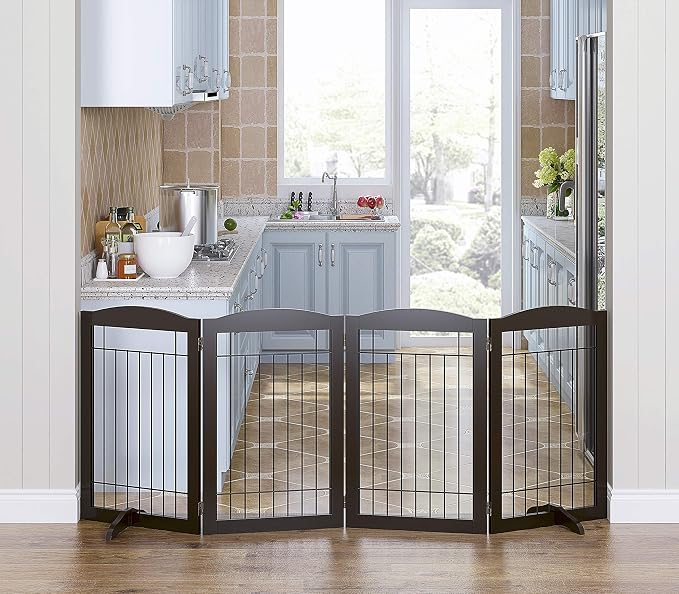 Spirich Freestanding Wire Pet Gate - Image 2