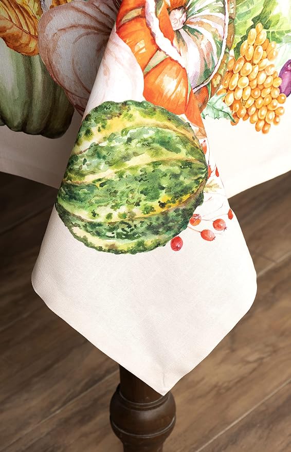 Maison d' Hermine Table Cloth Rectangle Table 100% Cotton 60 x 90 Inches Fall - Image 8