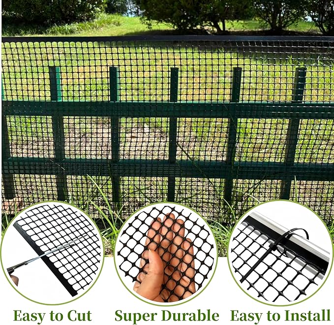 PotatoLife Plastic Wire Mesh Fence, Balcony Fence - Image 3