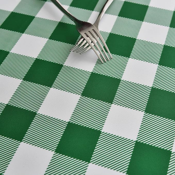 Waterproof Plaid Tablecloth Fabric - Image 8