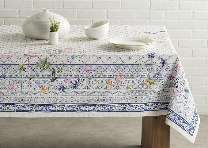 Maison d' Hermine Table Cloth Rectangle Table 100% Cotton 60 x 108 Inches - Image 9