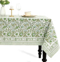 CPC Tablecloth 100% Cotton 70x108 Inch Indian Block Print Rectangle Table Cover by COTTONPRINTCLUB