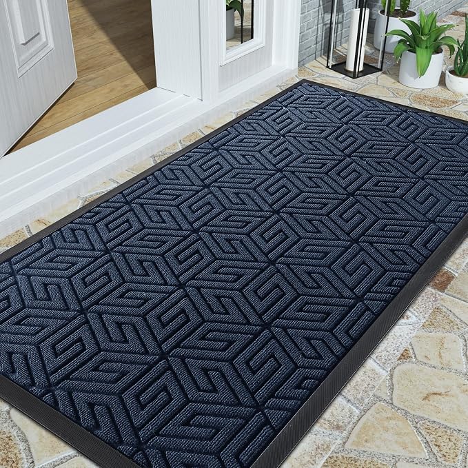 Yimobra Large Door Mat 47x24, All-Weather Waterproof Outdoor Mats by Yimobra