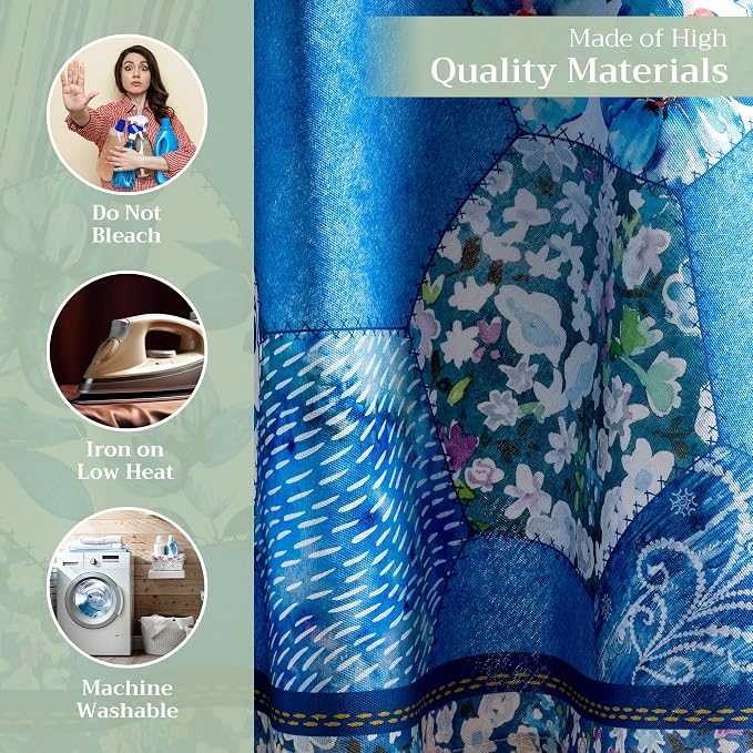 Maison d' Hermine Table Cloth Round Table 100% Cotton 69 Inches Tablecloth - Image 3