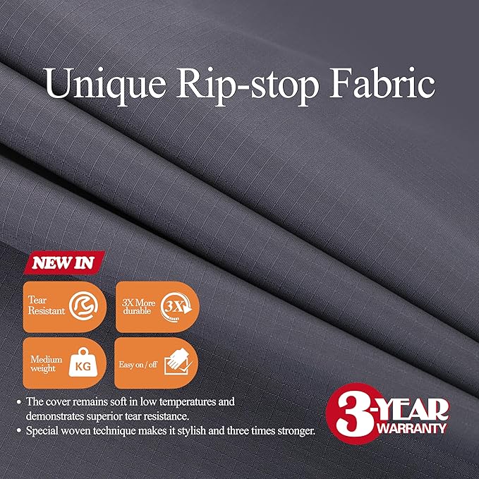 WJ-X3 Ripstop Patio Furniture Cover, Waterproof, UV Resistant, Anti-Fading - Image 2