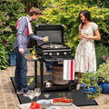Grill Pads Floor Mat 30 Inch Fiberglass Silicone Coated Fireproof Waterproof