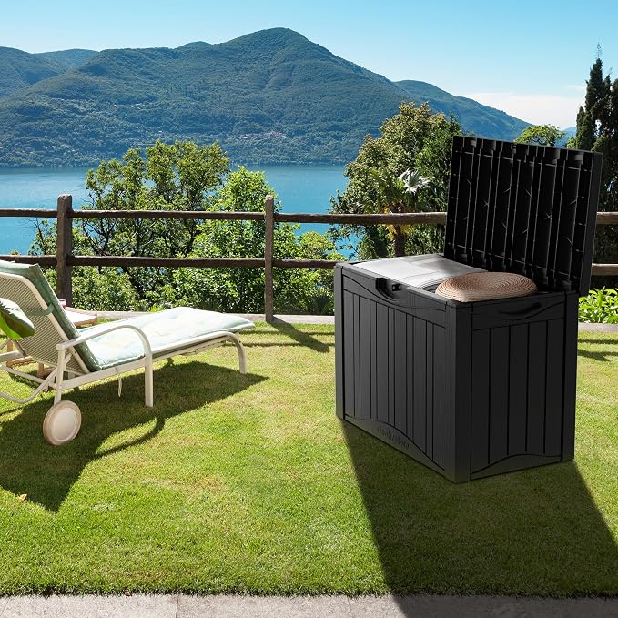 45 Gallon Waterproof Deck Storage Box - Image 4