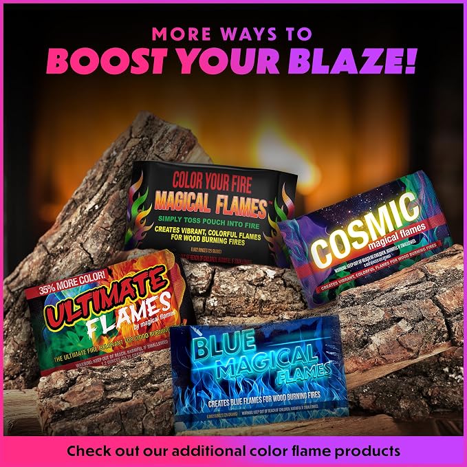 Magical Flames Fire Color Packets, Vibrant Multi-Color Fire - Image 8