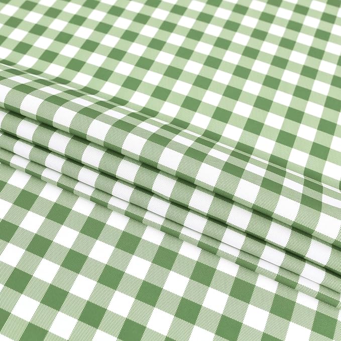 Classic Gingham Buffalo Tablecloth Fabric - Image 8