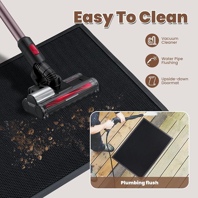 Outdoor Indoor Door Mats for Entryway, Heavy Duty and Durable All-Weather Entry - Image 4