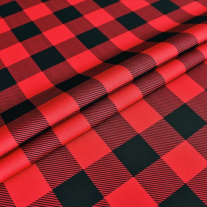 Waterproof Checkered Tablecloth Fabric - Image 9
