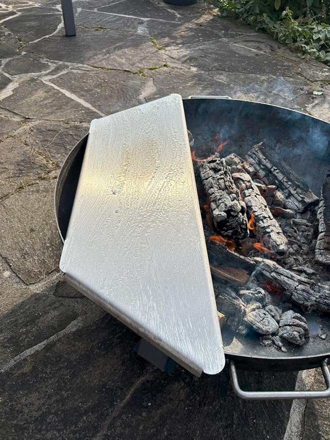 Stainless Steel Grill Griddle Plate – 31.5" Square Plancha Top, 4 mm Heavy Duty - Image 5