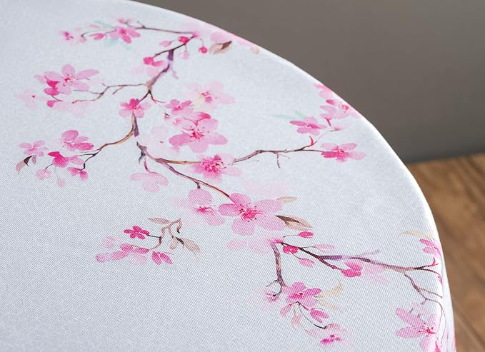 Maison d' Hermine Table Cloth Round Table 100% Cotton 69 Inches Tablecloth - Image 9