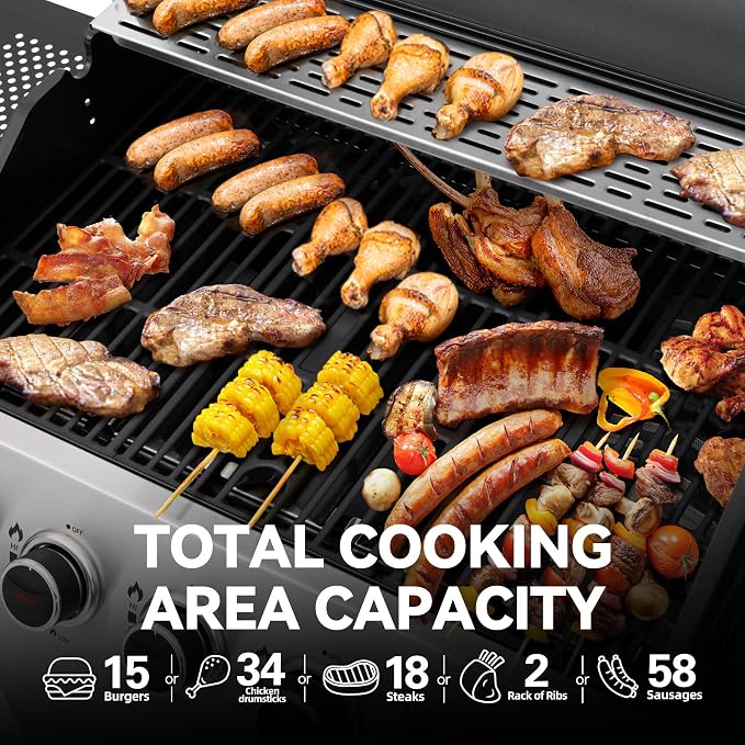 Royal Gourmet SG5002 5 Burner Propane Gas Grill - Image 4