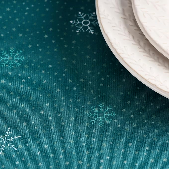 Maison d' Hermine Table Cloth Round Table 100% Cotton 69 Inches Fall Tablecloth - Image 8
