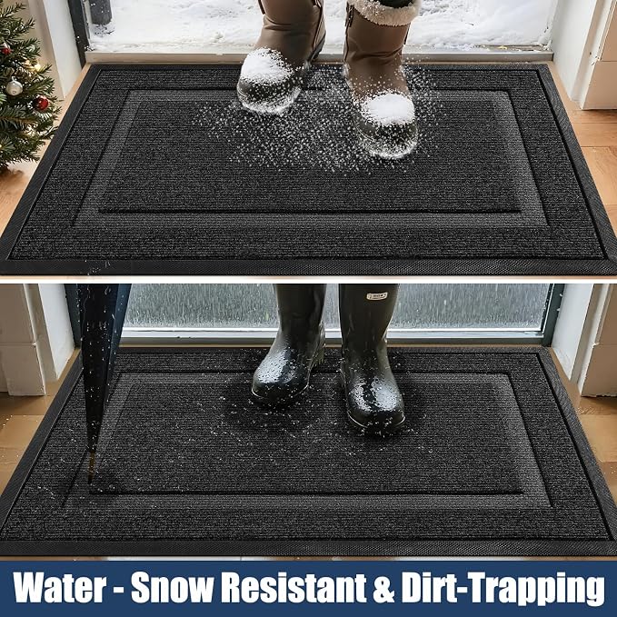 Front Door Mat Outside Entrance Indoor Doormat, Outdoor Door Mats - Image 3