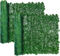 iCover 2 Set of 39 * 118in Artificial Ivy Privacy Fence Screen Cover, Highly by iCOVER