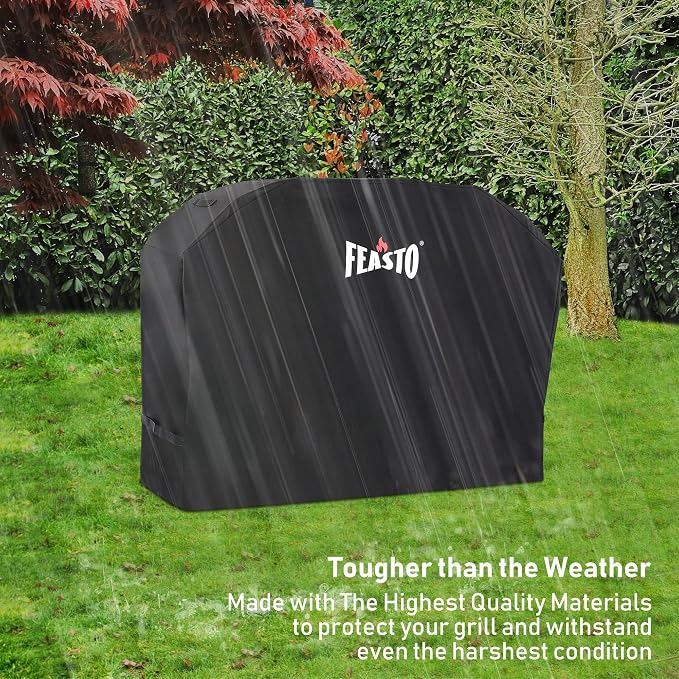 BBQ Grill Cover, 55 Inch Heavy Duty Waterproof Gas Grill Cover - Image 8