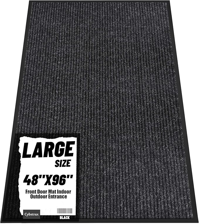 Front Door Mat Indoor Outdoor Entrance, Non-Slip Absorbent Entryway Mat by Unknown